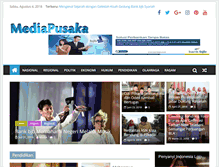 Tablet Screenshot of mediapusaka.com